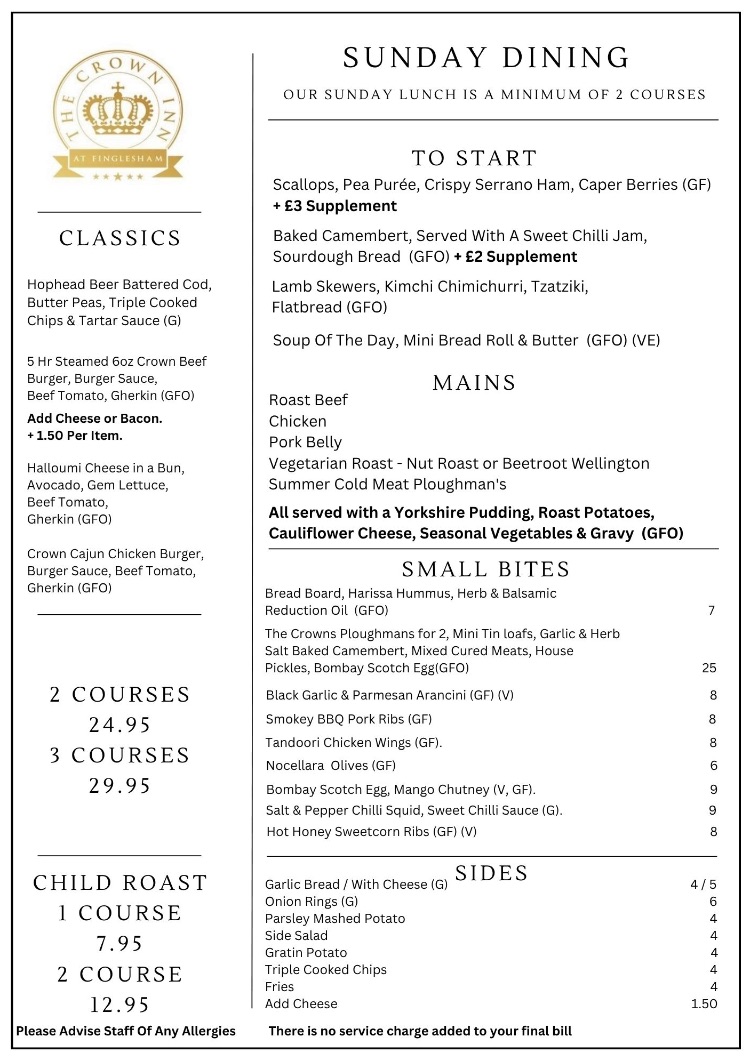 Sunday Dining